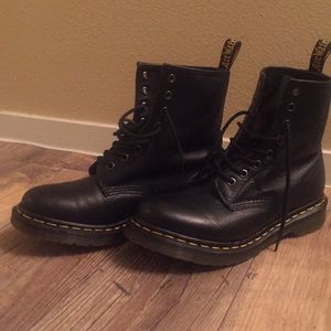 Brand new black leather Dr Martens